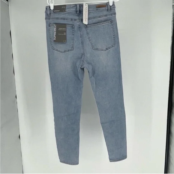 SOFT SURROUNDINGS NWT SUPREMELY SOFT HIGH RISE SKINNY SOFT DENIM JEANS AMARYLLIS - Picture 3 of 11
